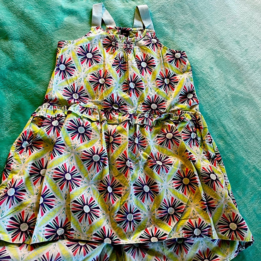TEA brand girls summer dress sz 7 like new!